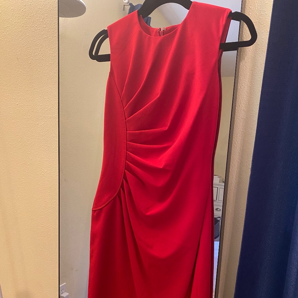 Women's Calvin Klein Sheath Dress Red